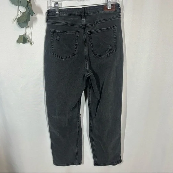 Hollister | Curvy Ultra High-Rise Vintage Straight Black Jeans Denim Size 9/29S - Picture 6 of 12
